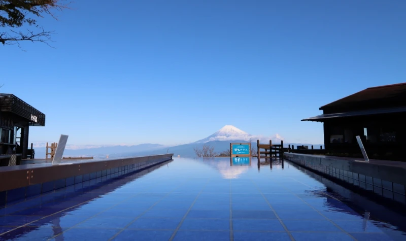 眺望富士山的全景